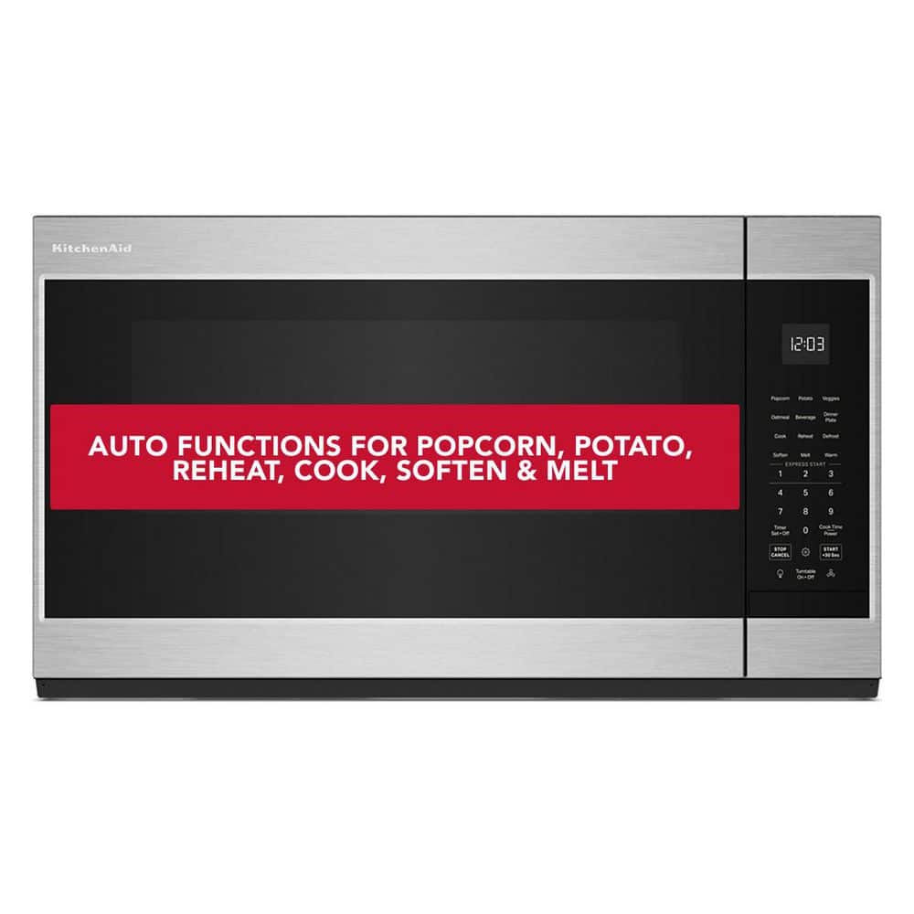 KitchenAid 1.9 cu. ft. in PrintShield Stainless 1000-Watt Over-the