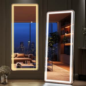 60 in. W x 16 in. H Rectangular Frameless LED Light Wall Bathroom Vanity Mirror