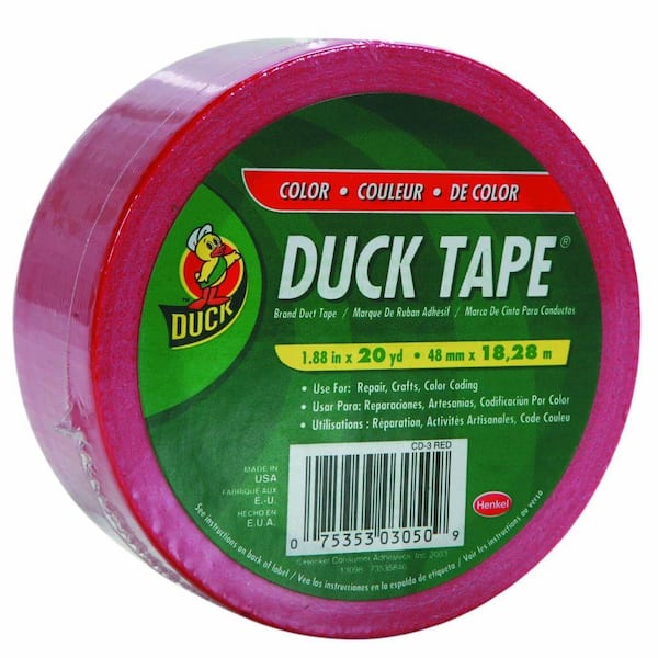 Duck 1.88 in. x 20 yds. All Purpose Duct Tape Red (6-Pack)