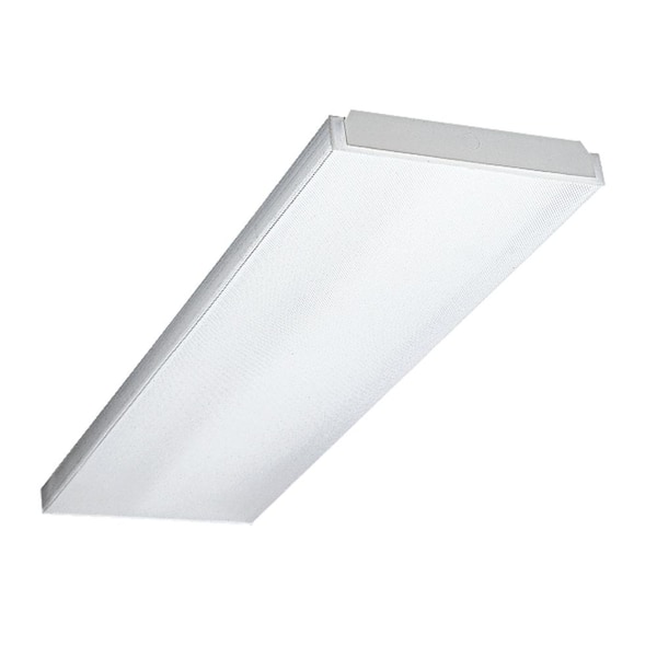 Metalux 4-Light 4 ft. White Wraparound Light