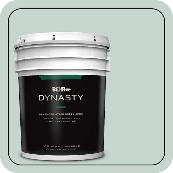BEHR DYNASTY 5 gal. #N430-2 Natures Reflection Semi-Gloss Enamel Interior Stain-Blocking Paint & Primer