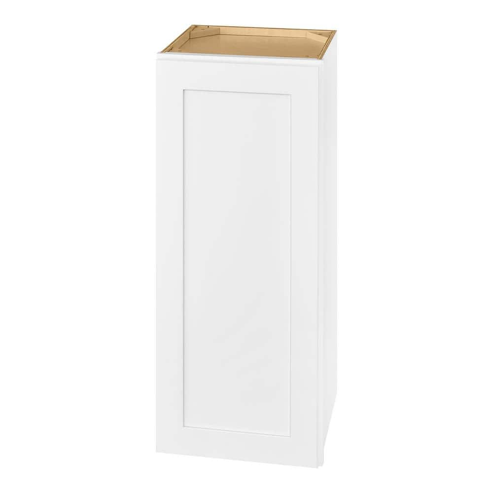 15 in. W x 12 in. D x 36 in. H Hampton Bay Avondale Ready to Assemble Plywood Shaker Wall Kitchen Cabinet in Alpine White