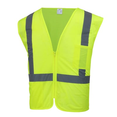 Executive Hi Vis Gas Safe Contractor Safety Vest  Visibilty