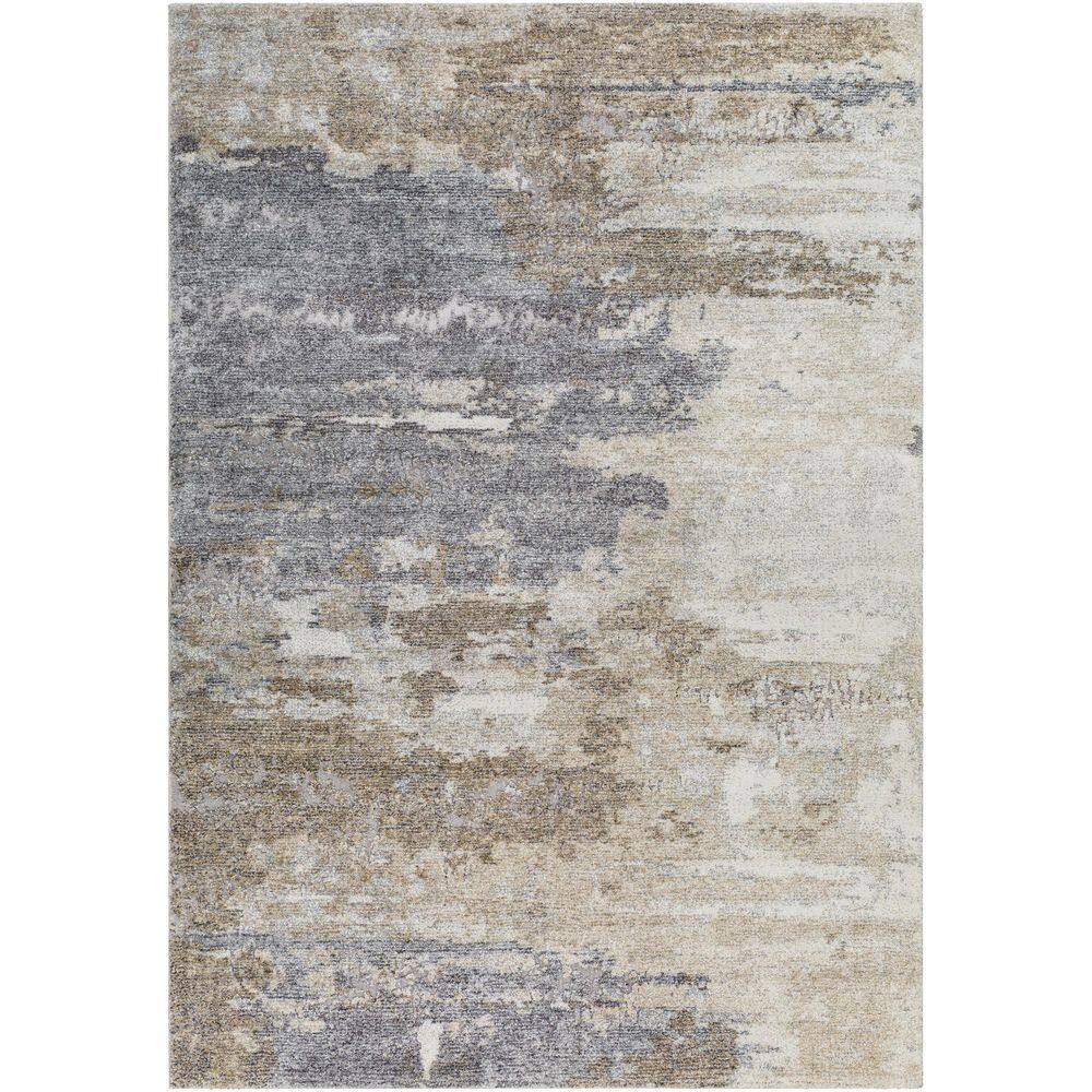 Livabliss Tuscany Charcoal Modern Abstract 4 ft. 3 in. x 5 ft. 7 in ...