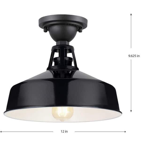 Progress Lighting P560037-031　輸入照明 Progress Lighting Perry Court 1-Light Gloss Black Outdoor