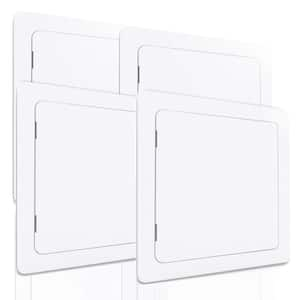 12 in. x 12 in. Plastic Drywall Access Panel in White (4-Pack)