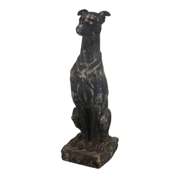 black dog figurine