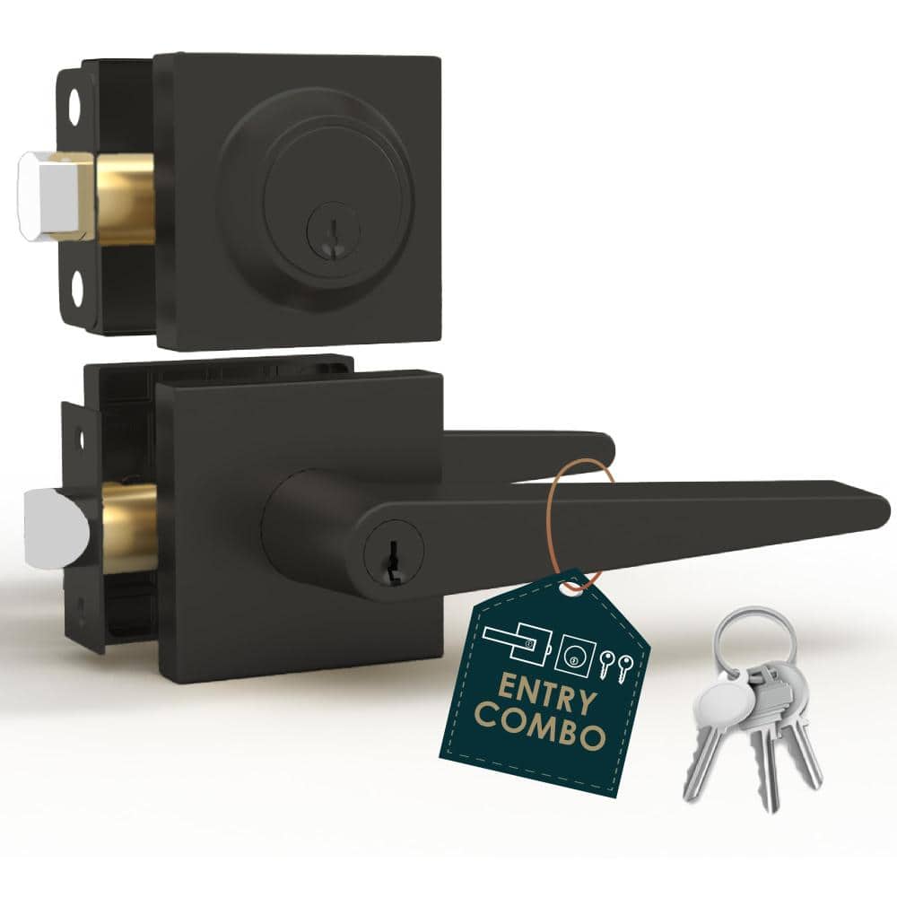 Schein Entry Door Handle & Deadbolt Lock - 1 Pack, Matte Black price history on PriceWatchPro