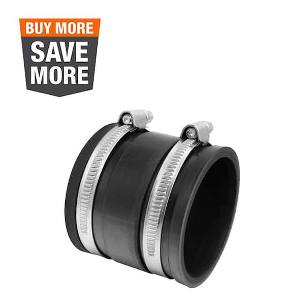2-1/2 in. Dust Control Flex Cuff with Hose Clamps for Dust Collection Systems