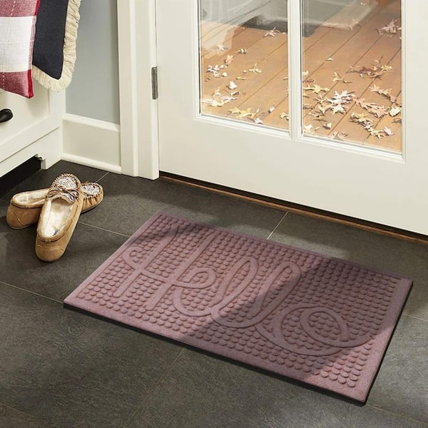 Non-slip Hello Door Mat Carpet Durable Welcome Mats Indoor Outdoor Rugs For  Entryway Patio High Traffic Areas