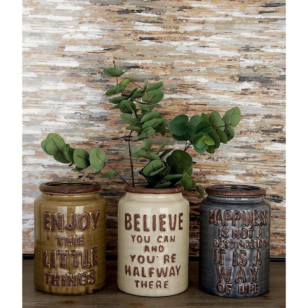 Darware Farmhouse Black Mason Jars (Set of 2); Home Decor and Storage Wide  Mouth Decorative Wide Mouth Mason Jars, Black-Painted