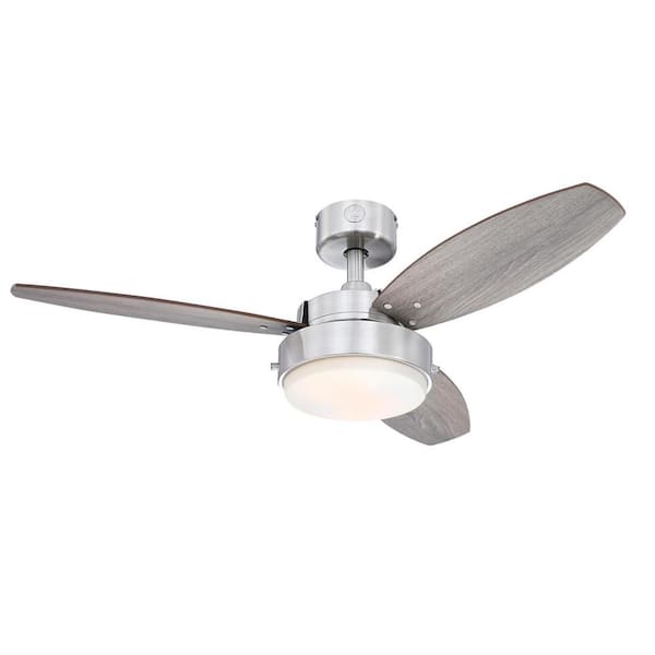 Westinghouse Alloy 42 in. LED Indoor Brushed Nickel Ceiling Fan with Light Fixture
