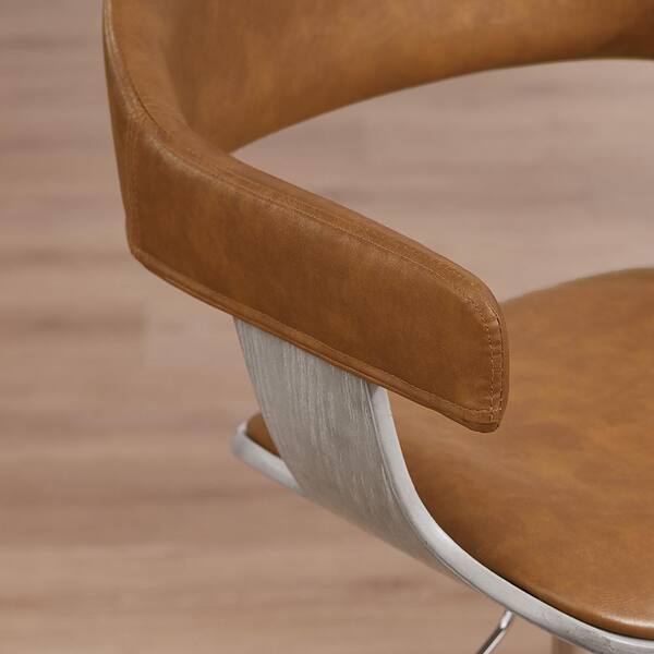 Eco-friendly leather chair with handle - Bangkok - Cm 43 x 39 x 91 h