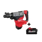M18 FUEL 1-Key 18V Lithium-Ion Brushless Cordless 1-3/4 in. SDS-MAX Rotary Hammer with (1) 8.0 Ah Battery