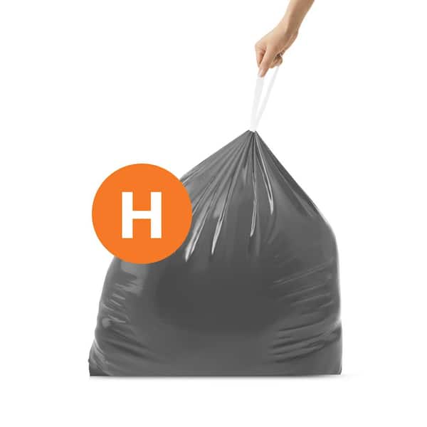 30 Liter to 35 Liter Code H Odorsorb Custom-Fit Kitchen Drawstring Trash Bag Liners (40 Ct. Dispenser Pack)