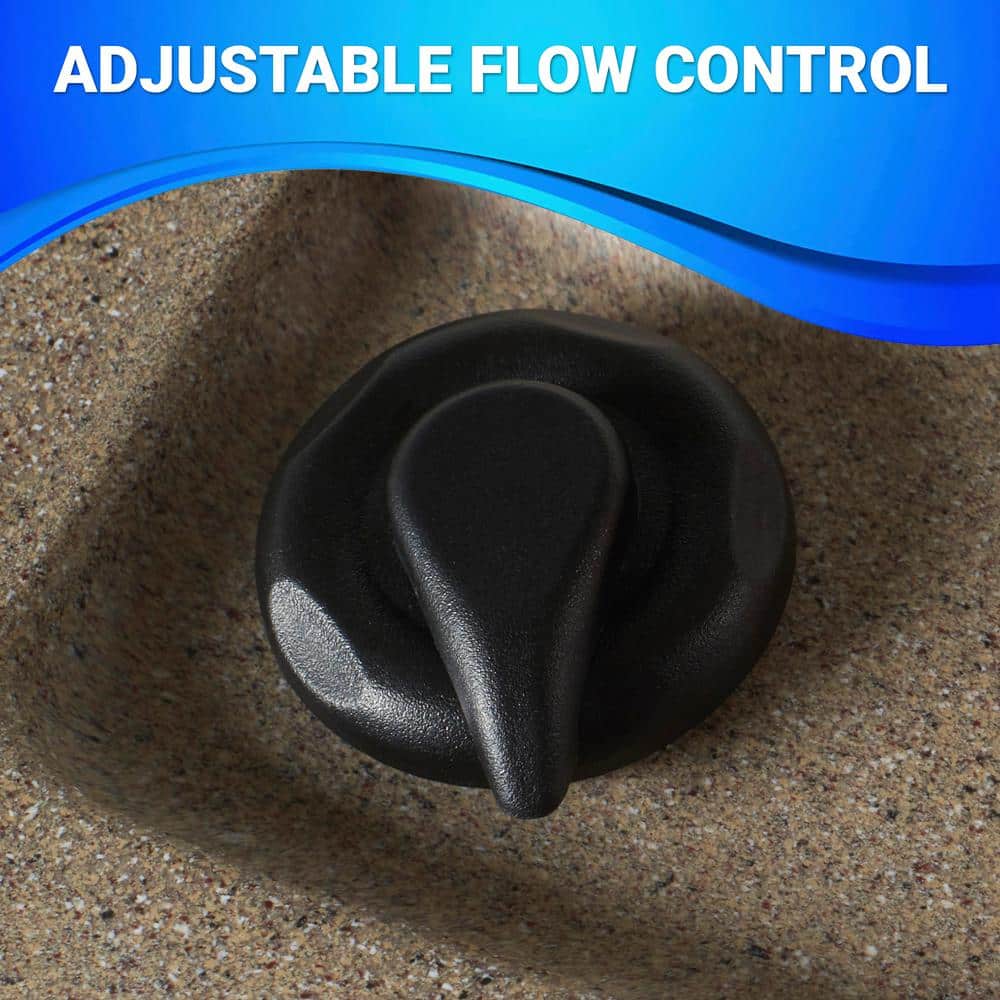 Beige 4-Person Electric Rectangle Hot Tub with Jets