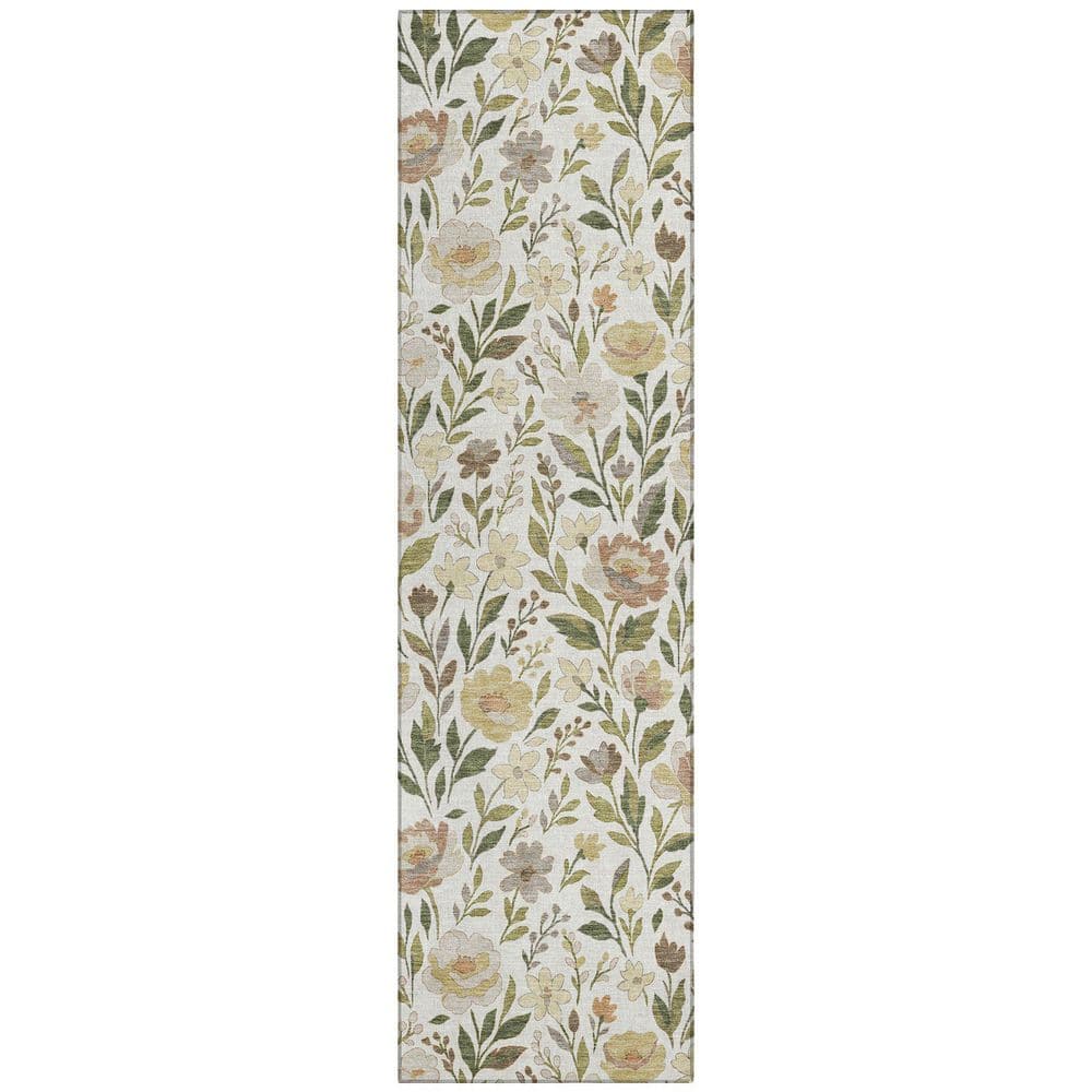 Chantille Machine Washable Indoor/Outdoor Abstract ACN2438 Ivory 2 ft. x 7 ft. Runner Rug price history on PriceWatchPro