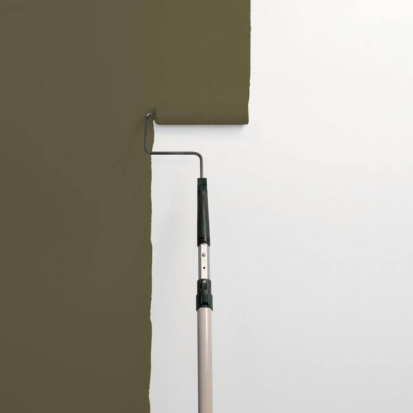 Glidden Essentials 1 gal. PPG1113-7 Olive Green Flat/Matte