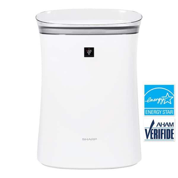 Sharp Air Purifier with Plasmacluster Ion Technology Recommended for Medium-Sized Rooms, Kitchen, Den, Bedroom, Office