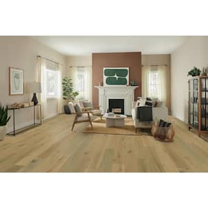 Time Honored Tuscan Breeze Wh Oak 3/8 in. T x 7.2 in. W T+G Wire Brushed Engineered Hardwood Flooring (32.68 sq.ft./ctn)