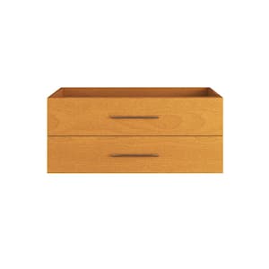 Napa 48 W x 22 D x 20.58 H Single Sink Bath Vanity Cabinet without Top Wall Mounted In Pacific Maple