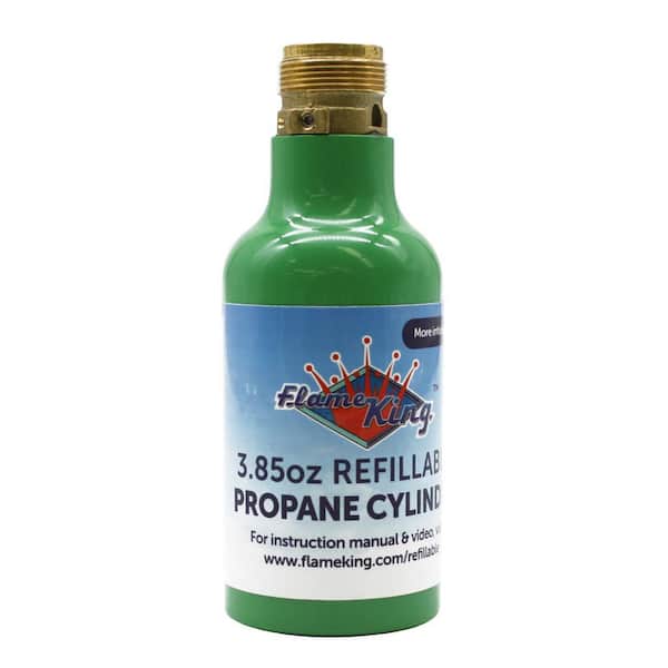 1/4 lb. Refillable Camping Propane Tank Cylinder Bottle Ships Empty