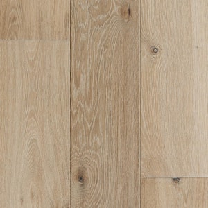 Take Home Sample - Dunes French Oak Tongue & Groove Wire Brushed Engineered Hardwood Flooring - 7.5 in. Wide x 7 in. L
