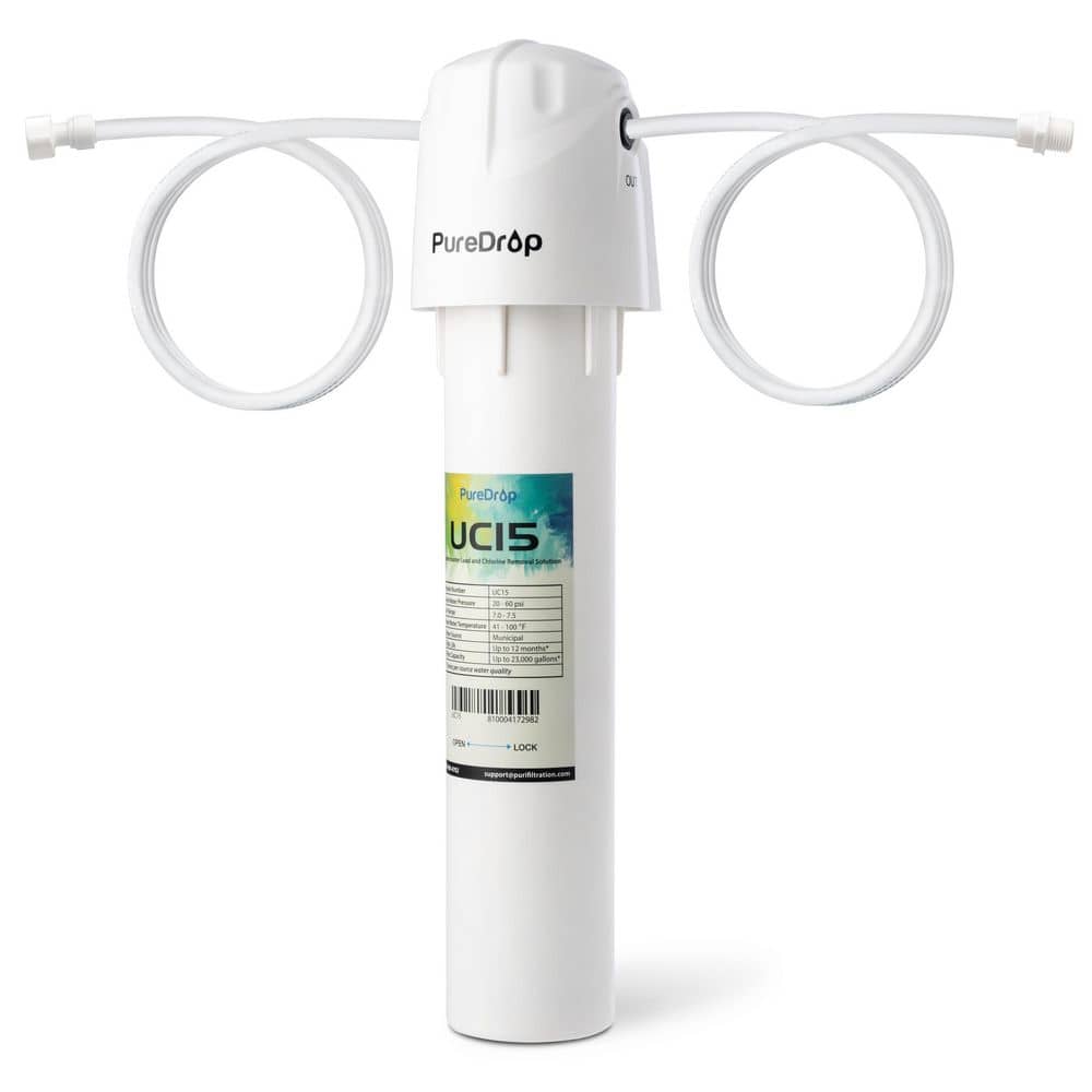 UC15 Under Sink Water Filtration System, Reduces Chlorine, Odor, Bad Taste, Heavy Metals, and Sediment, Fast Flow price history on PriceWatchPro