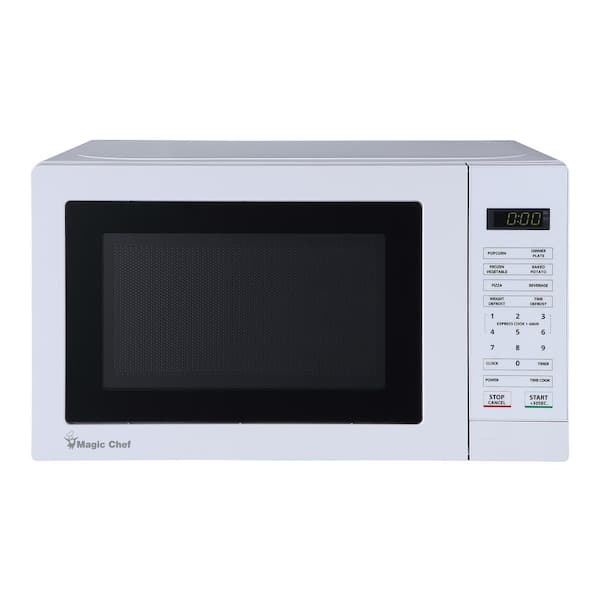 Photo 1 of 0.7 cu. ft. 700-Watt Countertop Microwave in White
