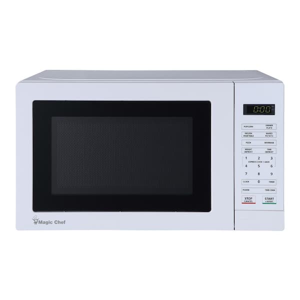 0.7 Cu.ft Countertop Microwave Oven - White