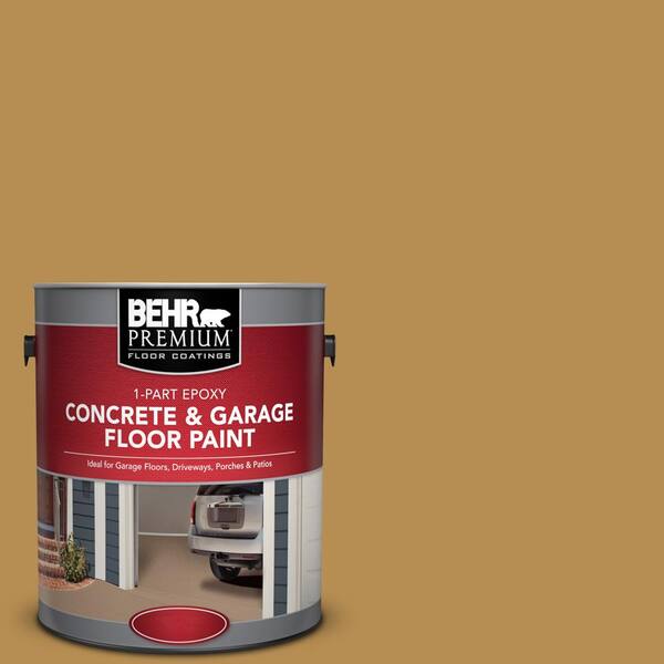BEHR Premium 1 gal. #PFC-30 Clay Terrace 1-Part Epoxy Satin Interior/Exterior Concrete and Garage Floor Paint