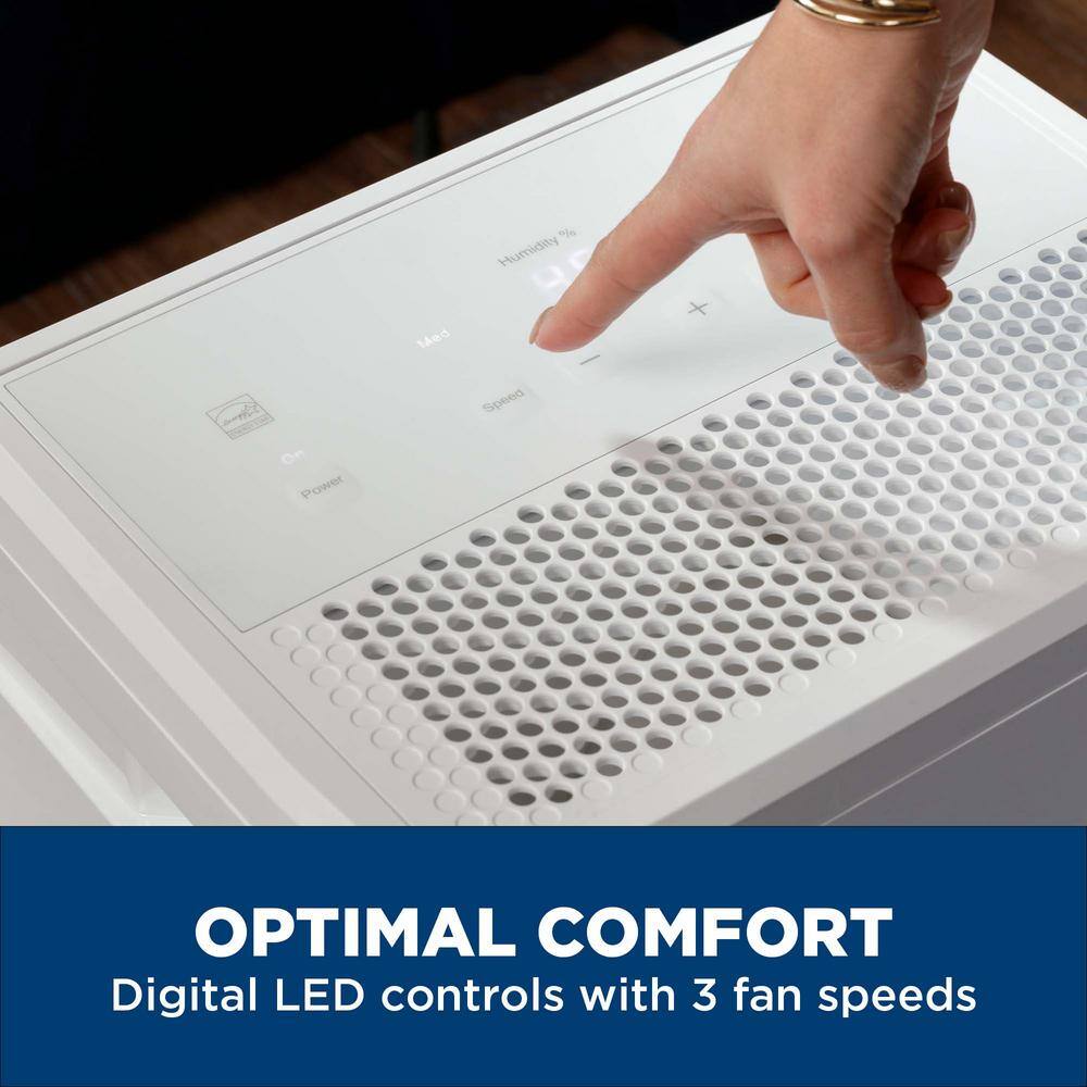 35 Pint White LED Control Energy Star Dehumidifier
