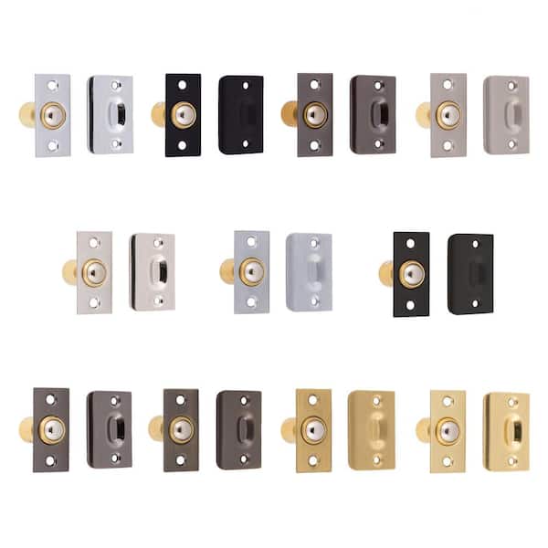 Polished Brass Finish 3-Pack Commercial Ball Catch Door Hardware