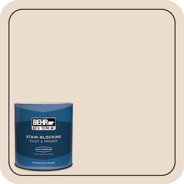 BEHR ULTRA 1 qt. Home Decorators Collection #HDC-SP16-01 Chiffon Extra Durable Satin Enamel Interior Paint & Primer