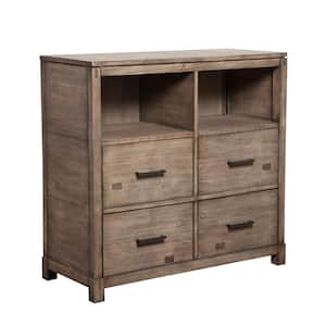 55 in. Matte Black Wood Sideboard Buffet Console with 2-Door Cabinet