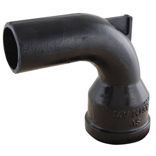 Unbranded 4 in. Cast Iron 1/4 Bend