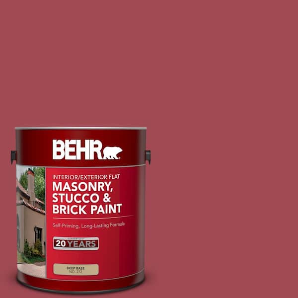 BEHR 1 gal. #PPU1-07 Powder Room Flat Interior/Exterior Masonry, Stucco and Brick Paint