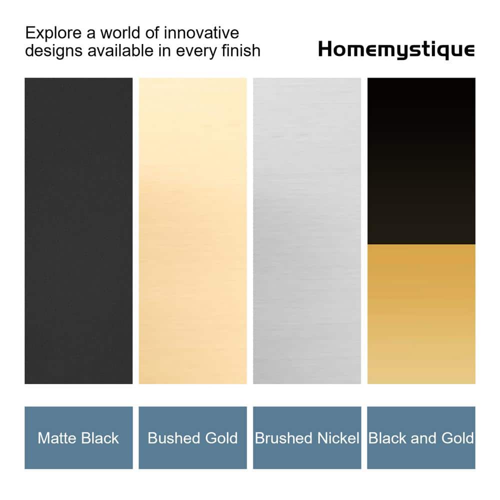 Brushed Gold Stainless Steel 4-Piece Bathroom Hardware Set