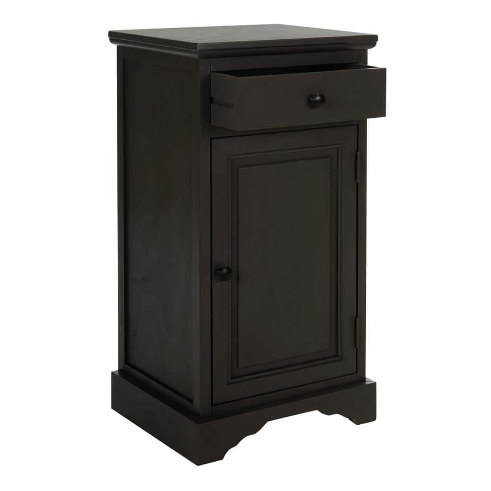 Transitional Grey Pine Freestanding Office Storage Cabinet