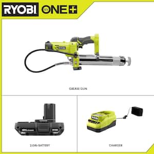 ONE+ 18V Cordless Grease Gun with 2.0 Ah Battery and Charger
