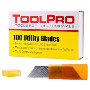 3 Notch Utility Knife Blades 5-card – RKB5 5 pak, H/D, (.025