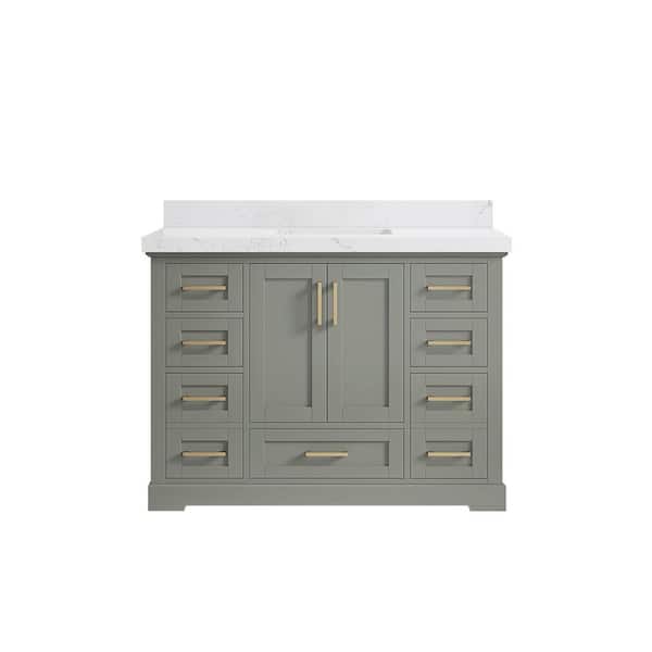 Willow Collections Boston 48 in. W x 22 in. D x 36 in. H Bath Vanity in