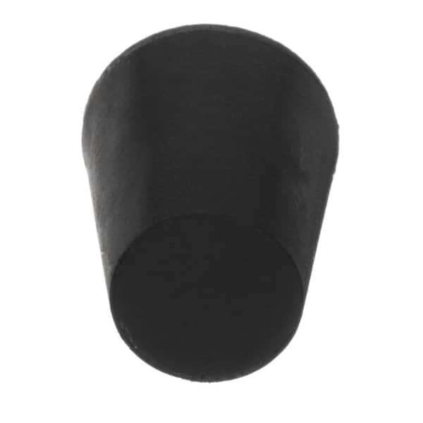 Everbilt 3/4 in. x 9/16 in. Black Rubber Stopper 808218 - The Home Depot