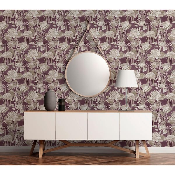 Purple Flamingo Wallpaper Sample