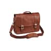 MANCINI Arizona Collection Cognac Leather Double Compartment