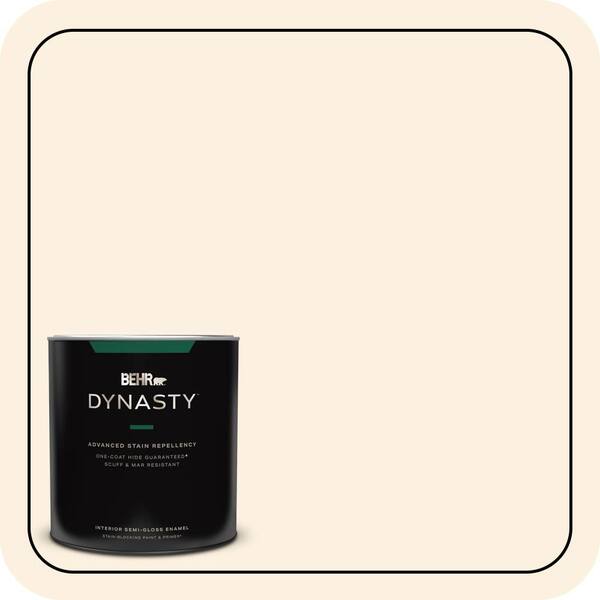 BEHR DYNASTY 1 qt. #ECC-44-2 Moon Valley Semi-Gloss Enamel Interior Stain-Blocking Paint and Primer