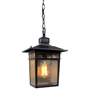 Cullen 1-Light Oil-Rubbed Bronze Outdoor Hanging Lantern