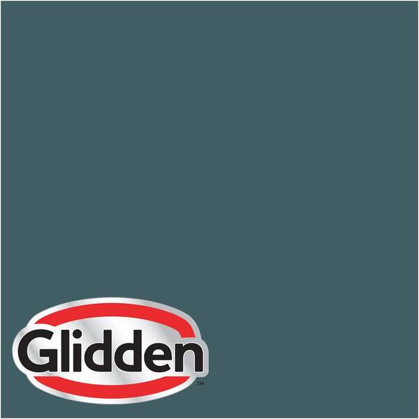 Glidden Premium 1 gal. #HDGB39D Mallard Trek Turquoise Semi-Gloss Interior Paint with Primer