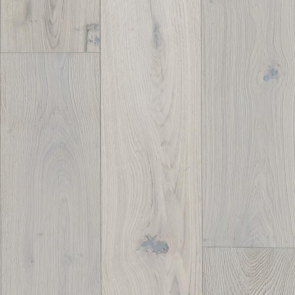 Malibu Wide Plank Manchester French Oak 9/16 in. T x 7.5 in. W Tongue & Groove Wirebrushed Engineered Hardwood Flooring (23.3 sq.ft./case)