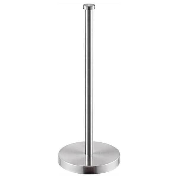 Bath Freestanding Toilet Paper Holder Tissue Roll Storage Stand Hand Towel Holder in Stainless Steel Brusher Nickel